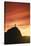 Statue of Christ the Redeemer at Sunset, Corcovado, Rio De Janeiro, Brazil, South America-Angelo-Stretched Canvas