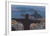 Statue of Christ the Redeemer, Corcovado, Rio De Janeiro, Brazil, South America-Angelo-Framed Photographic Print