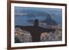 Statue of Christ the Redeemer, Corcovado, Rio De Janeiro, Brazil, South America-Angelo-Framed Photographic Print