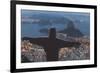 Statue of Christ the Redeemer, Corcovado, Rio De Janeiro, Brazil, South America-Angelo-Framed Photographic Print