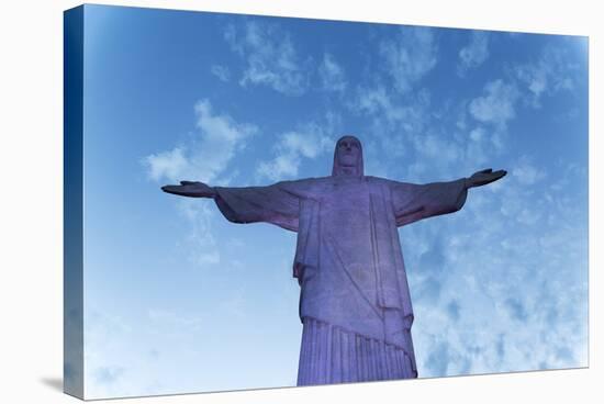 Statue of Christ the Redeemer, Corcovado, Rio De Janeiro, Brazil, South America-Angelo-Stretched Canvas