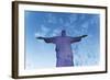 Statue of Christ the Redeemer, Corcovado, Rio De Janeiro, Brazil, South America-Angelo-Framed Photographic Print