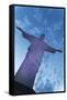 Statue of Christ the Redeemer, Corcovado, Rio De Janeiro, Brazil, South America-Angelo-Framed Stretched Canvas