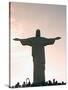 Statue of Christ the Redeemer, Corcovado, Rio De Janeiro, Brazil, South America-Angelo Cavalli-Stretched Canvas