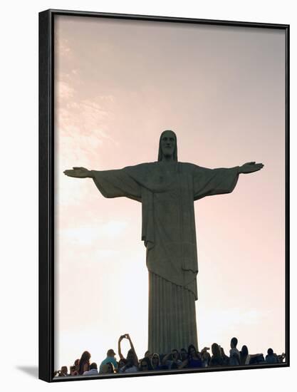 Statue of Christ the Redeemer, Corcovado, Rio De Janeiro, Brazil, South America-Angelo Cavalli-Framed Photographic Print