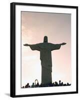 Statue of Christ the Redeemer, Corcovado, Rio De Janeiro, Brazil, South America-Angelo Cavalli-Framed Photographic Print