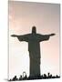 Statue of Christ the Redeemer, Corcovado, Rio De Janeiro, Brazil, South America-Angelo Cavalli-Mounted Photographic Print