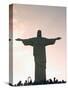 Statue of Christ the Redeemer, Corcovado, Rio De Janeiro, Brazil, South America-Angelo Cavalli-Stretched Canvas