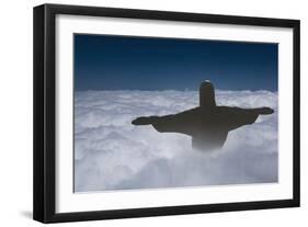 Statue of Christ the Redeemer Rising Above the Clouds-Angelo-Framed Photographic Print