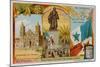 Statue of Christopher Columbus, Antilles and Panama Cathedral-null-Mounted Giclee Print