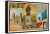 Statue of Christopher Columbus, Antilles and Panama Cathedral-null-Framed Stretched Canvas