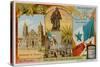 Statue of Christopher Columbus, Antilles and Panama Cathedral-null-Stretched Canvas