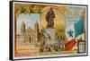 Statue of Christopher Columbus, Antilles and Panama Cathedral-null-Framed Stretched Canvas