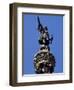 Statue of Christopher Columbus, Barcelona, Catalonia, Spain-Peter Scholey-Framed Photographic Print