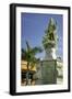 Statue of Christopher Columbus, Old City, Cartagena, Colombia-Jerry Ginsberg-Framed Photographic Print