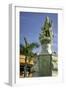 Statue of Christopher Columbus, Old City, Cartagena, Colombia-Jerry Ginsberg-Framed Photographic Print