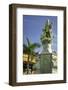 Statue of Christopher Columbus, Old City, Cartagena, Colombia-Jerry Ginsberg-Framed Photographic Print