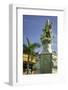 Statue of Christopher Columbus, Old City, Cartagena, Colombia-Jerry Ginsberg-Framed Photographic Print