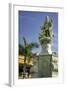 Statue of Christopher Columbus, Old City, Cartagena, Colombia-Jerry Ginsberg-Framed Photographic Print