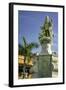 Statue of Christopher Columbus, Old City, Cartagena, Colombia-Jerry Ginsberg-Framed Photographic Print