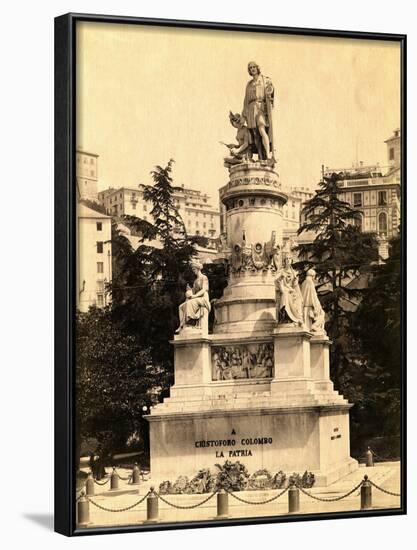 Statue of Christopher Columbus-null-Framed Photographic Print