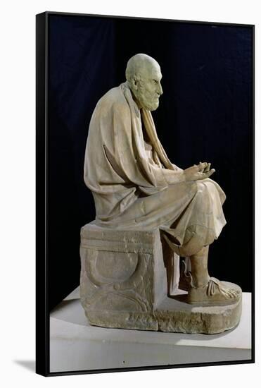 Statue of Chrysippus (circa 280-207 BC) the Greek Philosopher-null-Framed Stretched Canvas