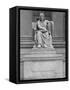 Statue of Clio, the Muse of History-null-Framed Stretched Canvas