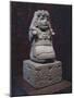 Statue of Coatlicue, Earth Goddess of Life and Death, from Mexico-null-Mounted Giclee Print