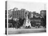 Statue of Columbus, Genoa, Italy, Late 19th Century-John L Stoddard-Stretched Canvas