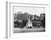 Statue of Columbus, Genoa, Italy, Late 19th Century-John L Stoddard-Framed Giclee Print