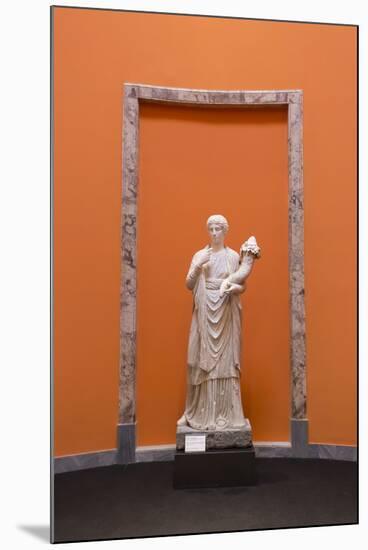 Statue of Concordia Augusta, from Pompeii, Displayed at National Archaeological Museum-Eleanor Scriven-Mounted Photographic Print