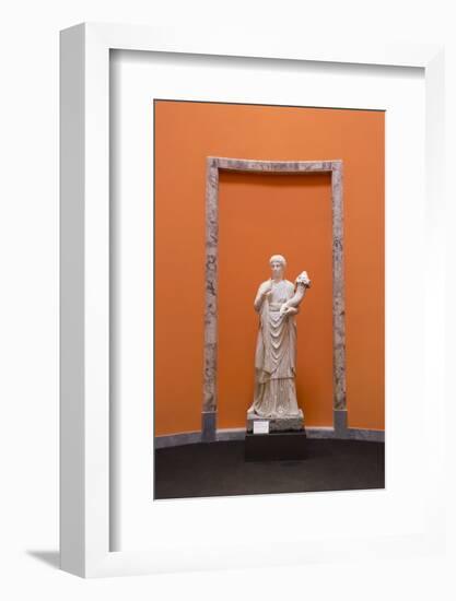 Statue of Concordia Augusta, from Pompeii, Displayed at National Archaeological Museum-Eleanor Scriven-Framed Photographic Print