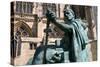 Statue of Constantine the Great, York, North Yorkshire-Peter Thompson-Stretched Canvas