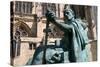 Statue of Constantine the Great, York, North Yorkshire-Peter Thompson-Stretched Canvas