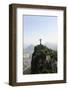 Statue Of Corcovado Cristo Redentor In Rio De Janeiro Brazil, City Of Games Os 2016-mangostock-Framed Photographic Print