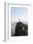 Statue Of Corcovado Cristo Redentor In Rio De Janeiro Brazil, City Of Games Os 2016-mangostock-Framed Photographic Print