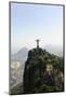 Statue Of Corcovado Cristo Redentor In Rio De Janeiro Brazil, City Of Games Os 2016-mangostock-Mounted Photographic Print