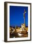 Statue of Crucified Jesus Christ on Kamenny Most-Richard Nebesky-Framed Photographic Print