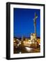 Statue of Crucified Jesus Christ on Kamenny Most-Richard Nebesky-Framed Photographic Print