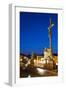 Statue of Crucified Jesus Christ on Kamenny Most-Richard Nebesky-Framed Photographic Print