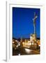 Statue of Crucified Jesus Christ on Kamenny Most-Richard Nebesky-Framed Photographic Print