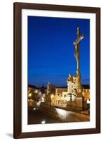 Statue of Crucified Jesus Christ on Kamenny Most-Richard Nebesky-Framed Photographic Print