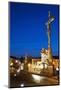 Statue of Crucified Jesus Christ on Kamenny Most-Richard Nebesky-Mounted Photographic Print