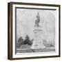 Statue of Daniel Webster, Central Park, New York, USA-null-Framed Giclee Print