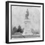 Statue of Daniel Webster, Central Park, New York, USA-null-Framed Giclee Print