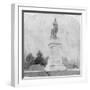 Statue of Daniel Webster, Central Park, New York, USA-null-Framed Giclee Print