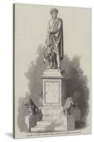 Statue of Dante About to Be Erected at Florence-null-Stretched Canvas