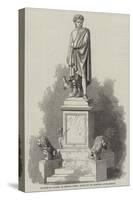 Statue of Dante About to Be Erected at Florence-null-Stretched Canvas