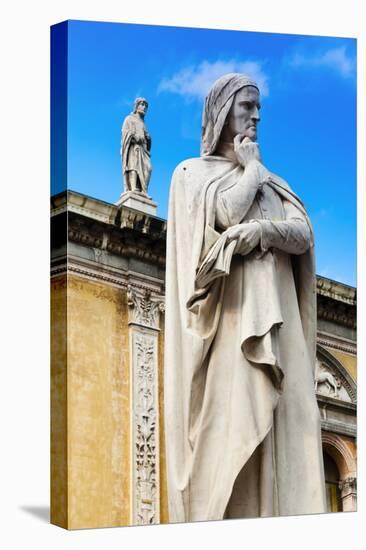 Statue of Dante Alighieri-Nico-Stretched Canvas