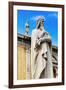 Statue of Dante Alighieri-Nico-Framed Photographic Print